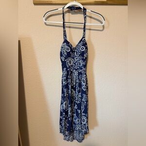 Marilyn Monroe Navy & White Floral Maxi Dress